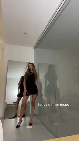 some fancy dinner inspo 🖤 #outfitcheck #ootn 