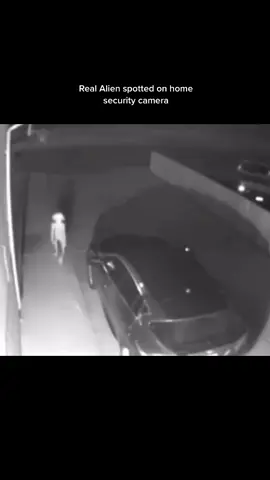 #Real Alien Spotted on Home Security Camera#fyp