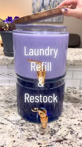 💜 #asmr #asmrsounds #satisfying #restock #aesthetic #refill #laundry #laundryrestock #organize