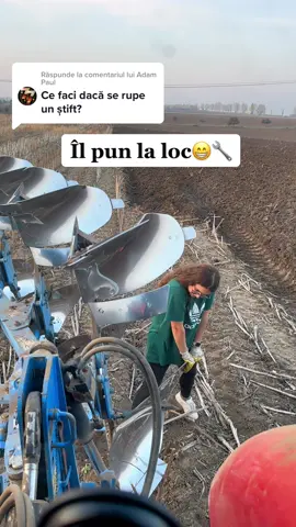 Răspunde lui @Adam Paul În agricultură trebuie să înveți să te descurci și de unul singur, nu poți sta mereu să aștepți pe cineva să te ajute!#agrolory #5pasidebine #agriculture #steyr #steyrtraktoren #agrogirl #agricultura🚜🌱 #fy #campanie2022💚❤ #agro #tractor #fyp #lemken #agriculturaromaneasca #romania 