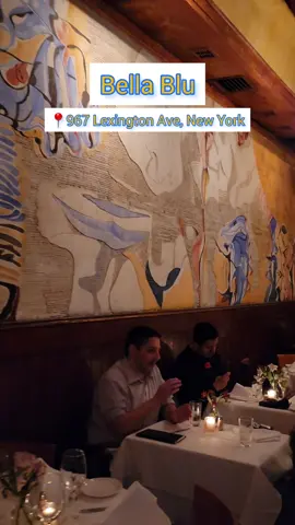 💙 @bellablunyc Upscale Italian cuisine popular and a favorite in the Upper East Side neighborhood.  🍽 The place set in a romantic candle light space. There food is exquisite; ranges from pasta, seafood, high quality meats such black Angus and they also have brick oven pizza.  🇮🇹 The friendly staff and family run team offers a real authentic Italian experience.  bellablunyc.com 📍967 Lexington Ave, New York -------------------------------- #BellaBluNYC #NewYorkFeature #NYFeatureRestaurant #NYFeatureItalian #UES #UpperEastSide #newyorkcity 