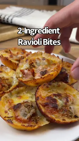 Say “YES” if you would eat TWO INGREDIENT RAVIOLI BITES 🤤  Ingredients: Shredded mozzarella Ragu (marinara sauce & ground beef, cooked) Seasonings of your choice  Instructions: 1. Preheat oven to 400F.  2. Combine all ingredients into a muffin tin adding mozzarella first & last.  3. Bake for 20 minutes. 4. Take out, let cool until they harden & enjoy! This is such an easy low carb recipe when you’re craving some Italian food but still want to keep it keto 👍