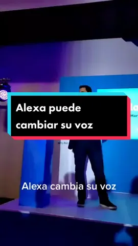 Dentro de las novedades que presentó @Amazon México Alexa ya puede cambiar su voz
