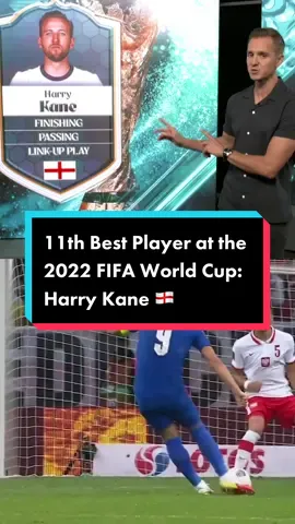 England's Harry Kane is No. 11 on @stuholden’s list of the Top 50 players at the 2022 FIFA World Cup! 🏴󠁧󠁢󠁥󠁮󠁧󠁿 #England #StuTop50 #Kane #Qatar2022 