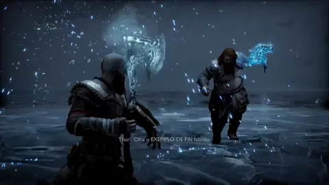 Kratos vs Thor 🔥❄️ #godofwarragnarok #godofwar #godofwarkratos #playstation #godofwargameplay #ps5 #santamonica #ragnarok #kratosvsthor #thor 