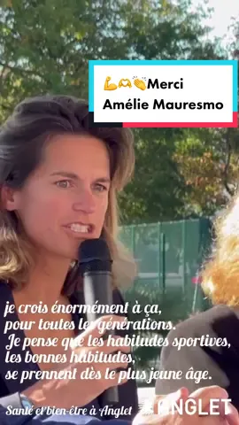💪👣Merci Amélie notre marraine Santé-bien-être #Anglet #VilleAnglet #Sport #Running #ameliemauresmo 