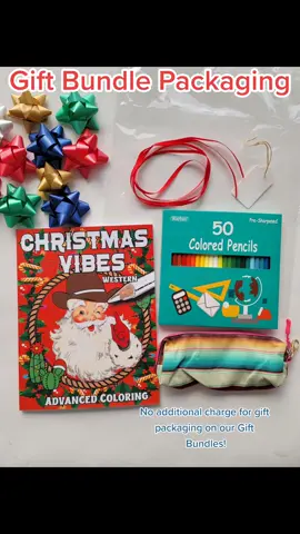 🎁🎄NEW Gift Bundles packaging! Would you love to get, or give, a Coloring Book Gift Bundle!  #christmas #christmascoloringbook #coloringbook #giftbundle #cutepackaging #WorldRemitNamamasko 