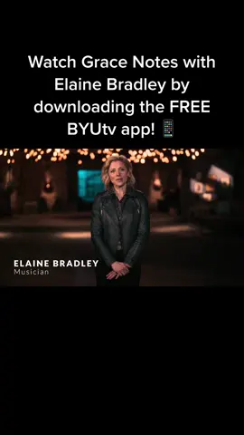 This season, Elaine Bradley is not just hosting... she is also performing! 🎤 Watch her sing and play the guitar on the latest episode of Grace Notes. Head over to the BYUtv app to check it out! 📱 #GraceNotesTV #byutv 