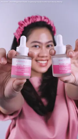 Gak usah malu muka jerawatan, karena Power Acne Serum hasilnya sepowerful itu loh! Buruan checkout! #HanasuiPowerSerum #ChooseYourPower #SahabatKulitCantikMu 