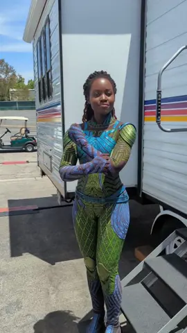 Let’s go. #BlackPanther: #WakandaForever is out now! #nakia #marvel #behindthescenes #onset 