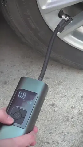 Rechargeable tire inflation pump, the built-in LED light is also handy #tireinflator #portabletireinflator #carfinds #productsthatmakeadultingeasier #ourfavoritefinds #carhacks #caraccessories #autoaccessories #uk 