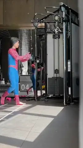 Our spidey senses are tingling 🕷️@hadumin #Fitness #spiderman