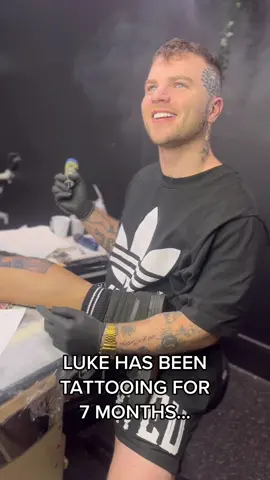 Luke, can you do sumn for me 💅 #apprentice #tattooapprentice #apprenticeship #addikted #tattoo #tattooaustralia #ink #plaguedoctor #art 