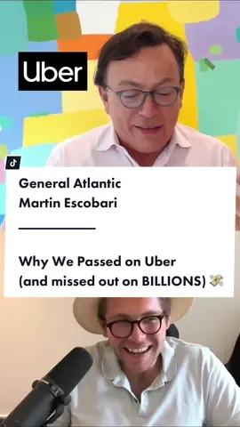 Why we passed in Uber (and missed out on BILLIONS $$$) — #MartinEscobari from #GeneralAtlantic on #20VC with #HarryStebbings — #vctok #uberstock #businesshistory #traviskalanick #founderadvice #totaladdressablemarket