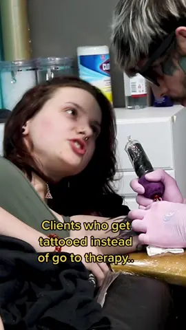 The client who chooses tattoos over therapy 😂 #teamdestroy #tattoo #skit #meme 