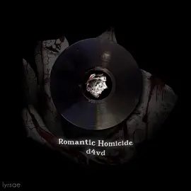 Romantic Homicide - d4vd | #lyrics #music #song #romantichomicide #d4vd #songlyrics #musicvideo #fyp #edit #aftereffects 