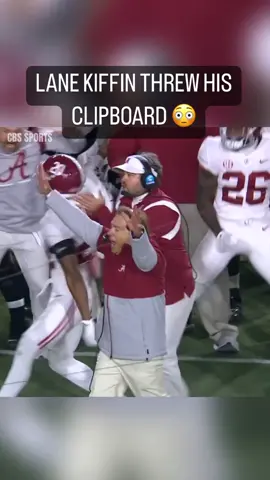 Ole Miss HC Lane Kiffin wasn’t happy after losing to Alabama 😳 #cfb #CollegeFootball #nicksaban #olemiss #alabamafootball 