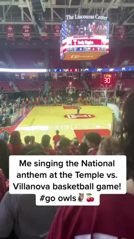@templeuniv #goowls #templeuniversity #villanova #veteransday #basketball #fyp 