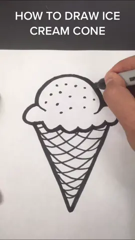 Easy way to draw an Ice Cream Cone - You can draw this! ✍️🍦😋 #draw #drawing #howtodraw #easydrawing #drawingmadeeasy #icecream #icecreamcone  #howtodrawicecream #icecreamdrawing #icecreamart  #kidsdrawing #howtodrawforkids #drawingforkids #drawingforbeginners #food #foodart #fastfood #toppings #sprinkles #jimmies #art #tiktok #yum #yummy #tasty #tastethis #trythis #youcandraw #youcandrawthis #sweet #sweettooth #dairy #creamy #vanilla #flavor #flavors #sugar #sugarrush 