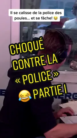 Coup: il se choque contre la police PARTIE 1 😂  #prankcall #prank #coup #coupautelephone #radio #quebec #montreal #drole #humour #Hilarant #energie #NRJ #pourtoi #blague #blagues