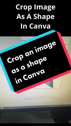 Crop an image into a shape in Canva #canvatips #canva #canvatutorial 