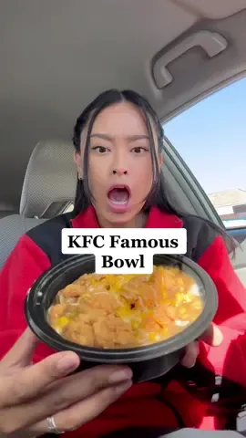 it’s been so long i forgot how good a famous bowl is🤝🏼 #kfc #kfcfamousbowl #famousbowl #eatwithme