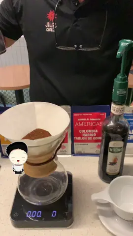 Brewing is as simple and easy as ABC with a Chemex coffee maker. Learn how to brew it yourself! You can add a bit of flavour by topping Mathieu Teisseire Syrup! Let's try Okinawa today. Ready to try? Come grab the basic Chemex Kit from our store. #jewelcoffee #coffeeaddict #coffee #chemex #cafe #okinawa #mathieuteisseiresingapore   Shop Now: https://jewelcoffee.com/collections/coffee-kits/products/chemex-3-cup-kit-basic 
