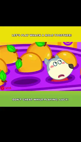Do you want to play #whackamole with Wolfoo? #woavideo #woanetwork #wolfoo #animation