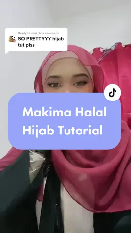 Replying to @nisa ☆  Here the tutorial. Hope you like it🫶🏼 #makimahalal #makimahijabcosplay #cosplay #hijabcosplay #chainsawman 