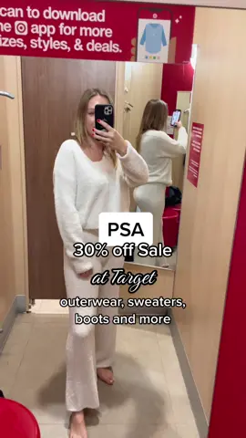 So many categories are 30% off at Target right now! Here ade some of my favorite items on sale including, sweaters, outerwear, loungewear, pajamas, slippers and boots! #targetsale #targetfind #targetshopping #targetshopwithme #targetrun #targetmusthaves #targetfavorites 