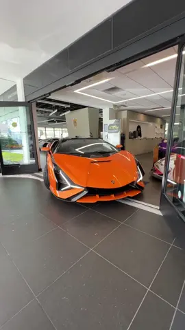 The one and only $3.3m Lamborghini Sian is on the move!! 🍊 #lamborghini #sian #supercar