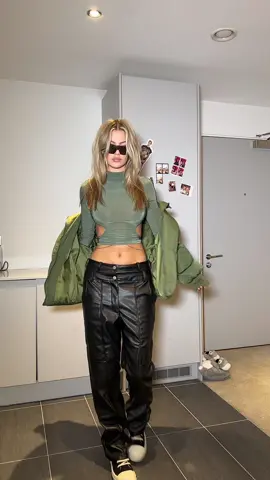 Black or green coat? #styling #rickowen #newshoes #fyp #winteroutfits 