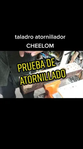 taladro atornillador CHEELOM primera preuba  #🥰 #prueba #viralvideos #viraltiktok #youtubers #for #fypシ #fyp #foryourpage #dado #dadoftiktok #llave #drill #fouryoupage #life #lifehacks #panal #universal #armella #ajustable #auto #drill #hack #view #views #look #y #yey #wow #forhome #Home #instalacion #insta #cool #looking #wacht #wach #work #workout #worklife #lovem #Love #tool #toolstoday #ratchet #super #util #😎 #nice #automotriz #instaling #❤️ #👀 #forme #need #exaiting #awesome  #wood #woodworking #woodwork #woods #trimmer #TYCCM #mercado #mercadolibre ##shopping #minirouter #hotstufffffff🔥 #awesome #broca 
