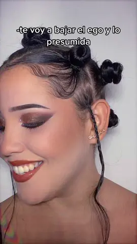 No dejaba de aparecerme este trend tuve que hacerlo 😂 #makeup #maquillaje 