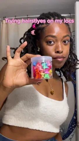 A for Effort 👍🏾 #butterflyclips #locstyles #blackhairstyle #butterflylocs #y2khairstyle #locs 