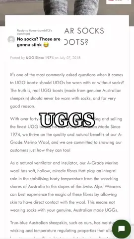 Replying to @flowerbomb112 just Google should I wear socks with Uggs and this article has all the info #uggs #uggplatform #uggmini #uggboots #uggseason @ugg 