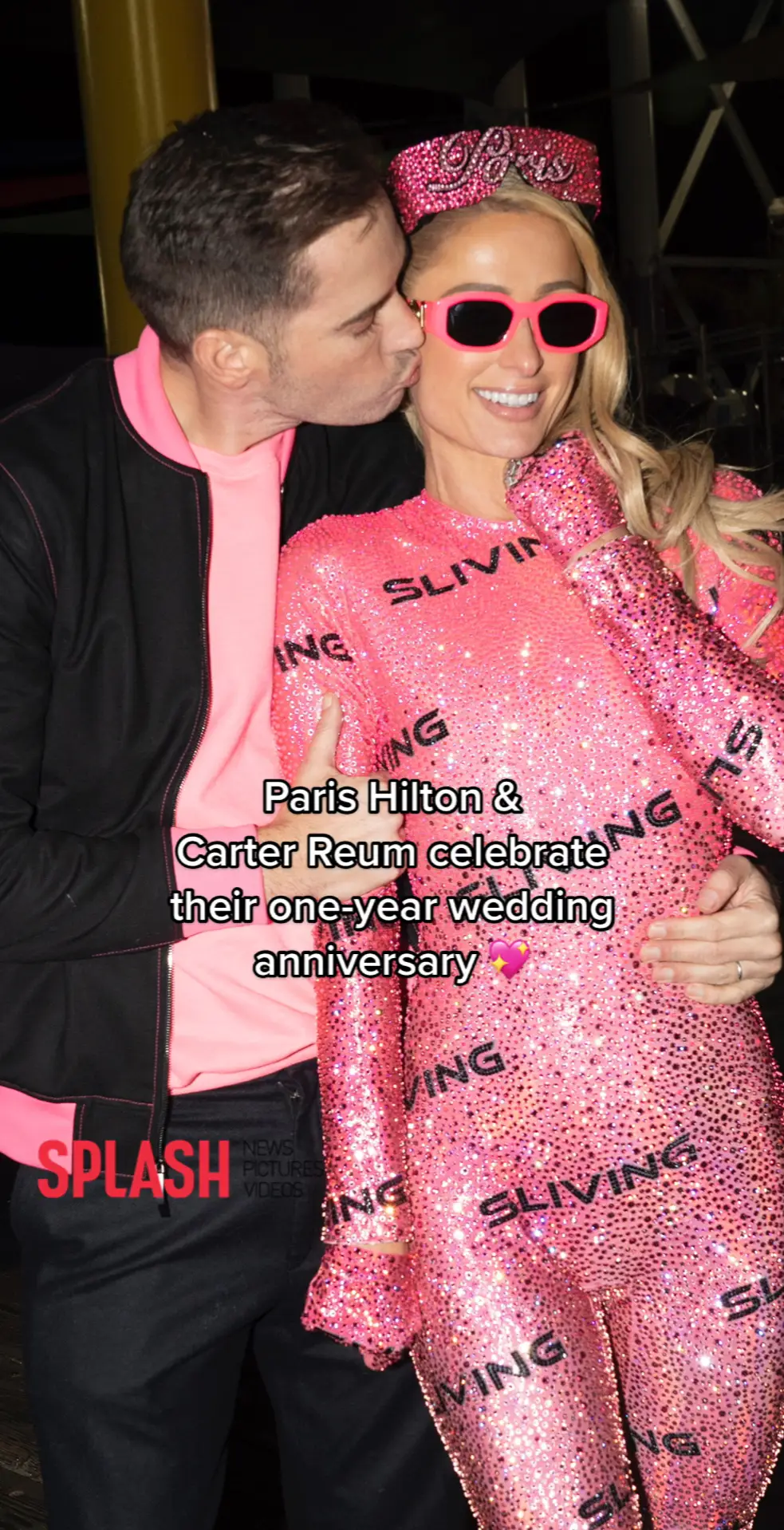 Sliving always, loves it 💕 #parishilton #carterreum #parisandcarter #sliving #weddinganniversary #celebcouple #parishiltonstyle #celebstyle 