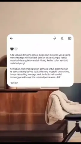 sebuah Dongeng antara bulan dan matahari Yang saling mencintai #mataharidanbulan #selfreminderquotes #quetes #video_fyp 