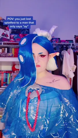 I love shivers lil angry face  #splatoon3 #shivercosplay #splatoon #deepcut #splatoonwig #splatooncosplay #shiversplatoon #deepcutsplatoon 