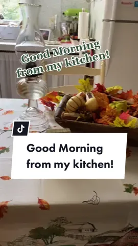 #Inverted Good Morning from my kitchen. I love Autumn! #fall #autumn #leaves #kitchen #fyp #foryoupage #kitchentiktok 