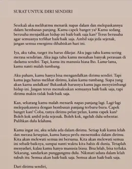 sebuah nasihat untuk diri sendiri #fyp #quotes #fypシ #boycandraquote 