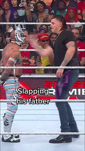 #DominikMysterio has NO RESPECT for his father, #ReyMysterio. 😔 #WWE #RheaRipley 