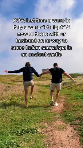 The excitement to explore Italy & try new things with him 🥹 #husbands #couplegoals #gaytravel #italy #fyp #foryou 