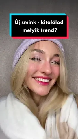 Új smink, új trenddel🤩 #átváltozás #újdonságok #sminktrend #kitalálod? 