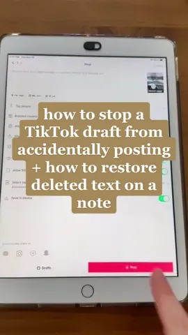 comin in clutch to save u from the absolute PANIC that comes from ur finger slipping to that red post button 🥲 ##accidentallyposteddraft##lifehacks##genz##relatable