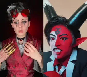 #duet with @𝐊𝐘𝐎𝐒𝐇𝐈 #blitzocosplay Had to duet this of course 😍 #helluvaboss #blitz #stolas #humanstolas 
