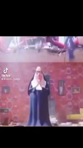 Nun lady from the minions rising #fyp #funny #meme #memes #minion #nun 