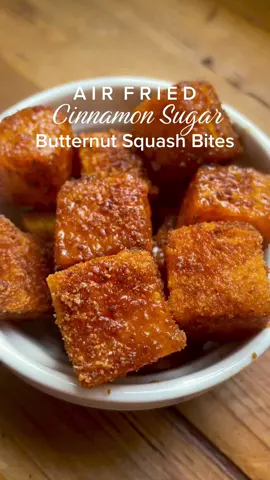Made these today and I’m obsessed omg. The perfect little air fried fall bite 😍 #airfryer #airfryerrecipes #butternut #healthyrecipes #funfood #foodallergyfriendly #glutenfreefoodie 