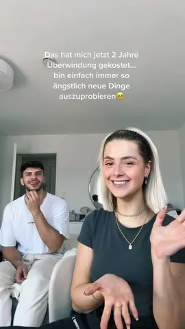 His reaction🫶🏼 Er am Ende so: Ich finds voll mutig von dir bebs🥺