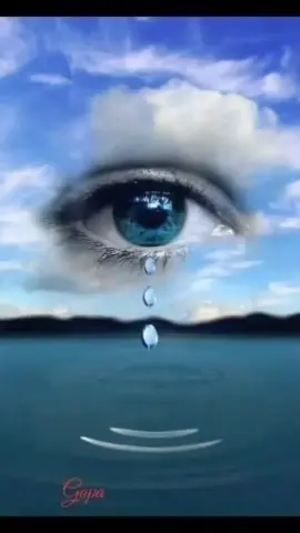Blue eyes crying in the rain